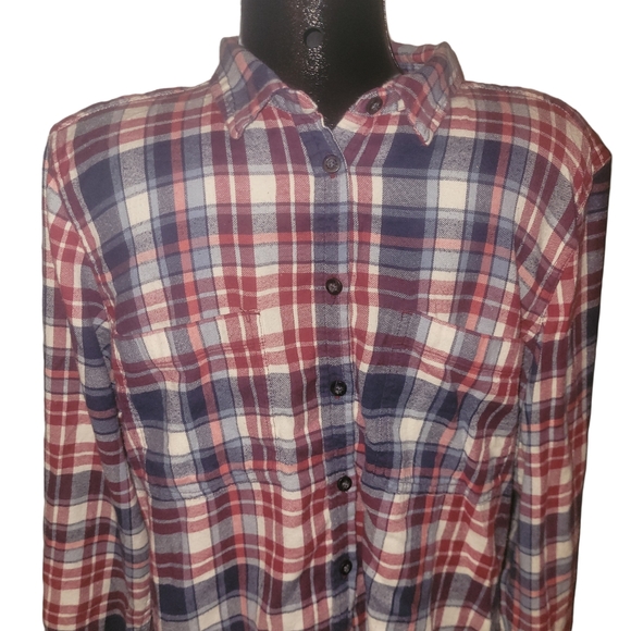 Wind River Plaid Button-Up Shirt 2XL - Picture 2 of 5
